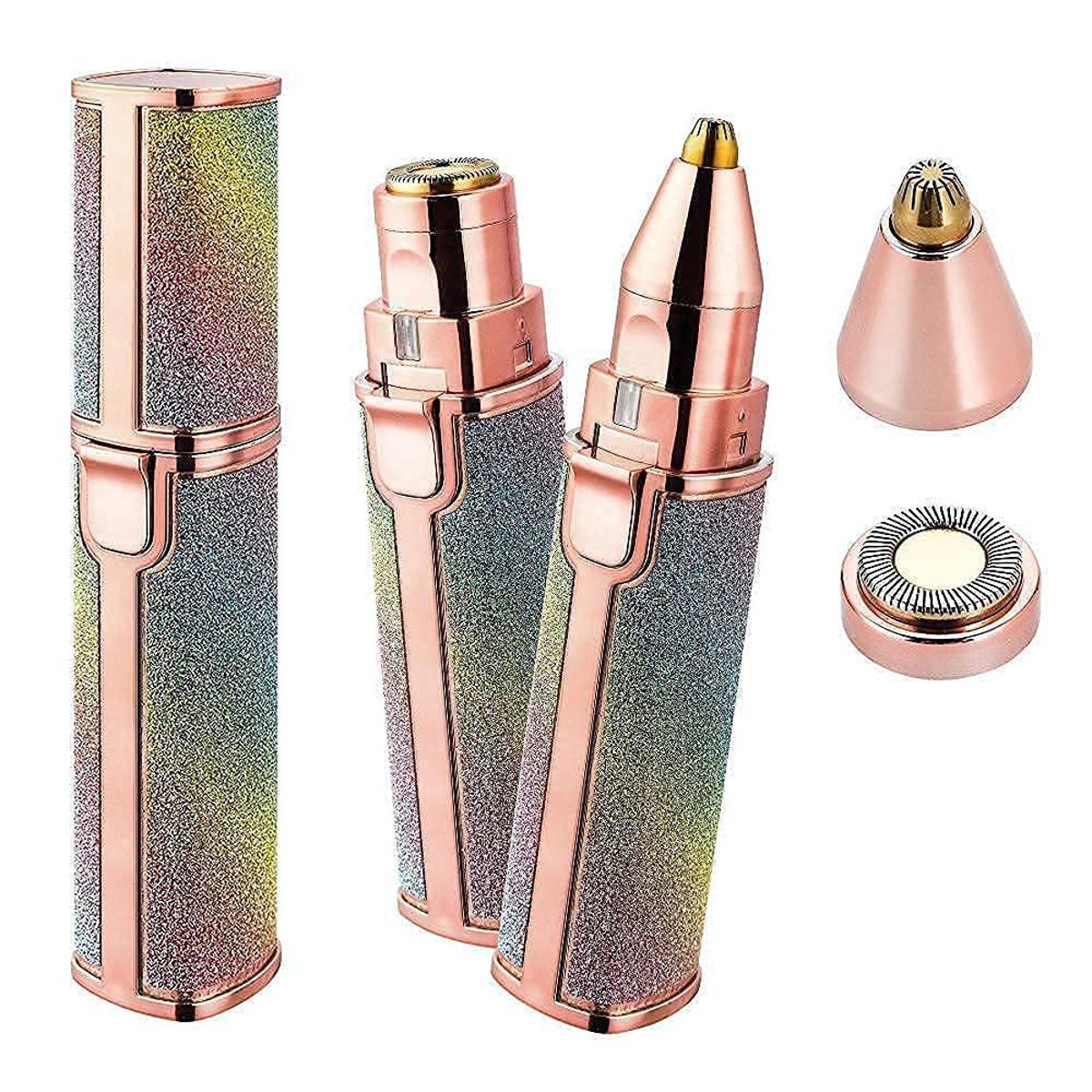 Flawless 2 In 1 Eyebrow Trimmer | Multifunctional Usb Charging Cable And Cleaning Brush